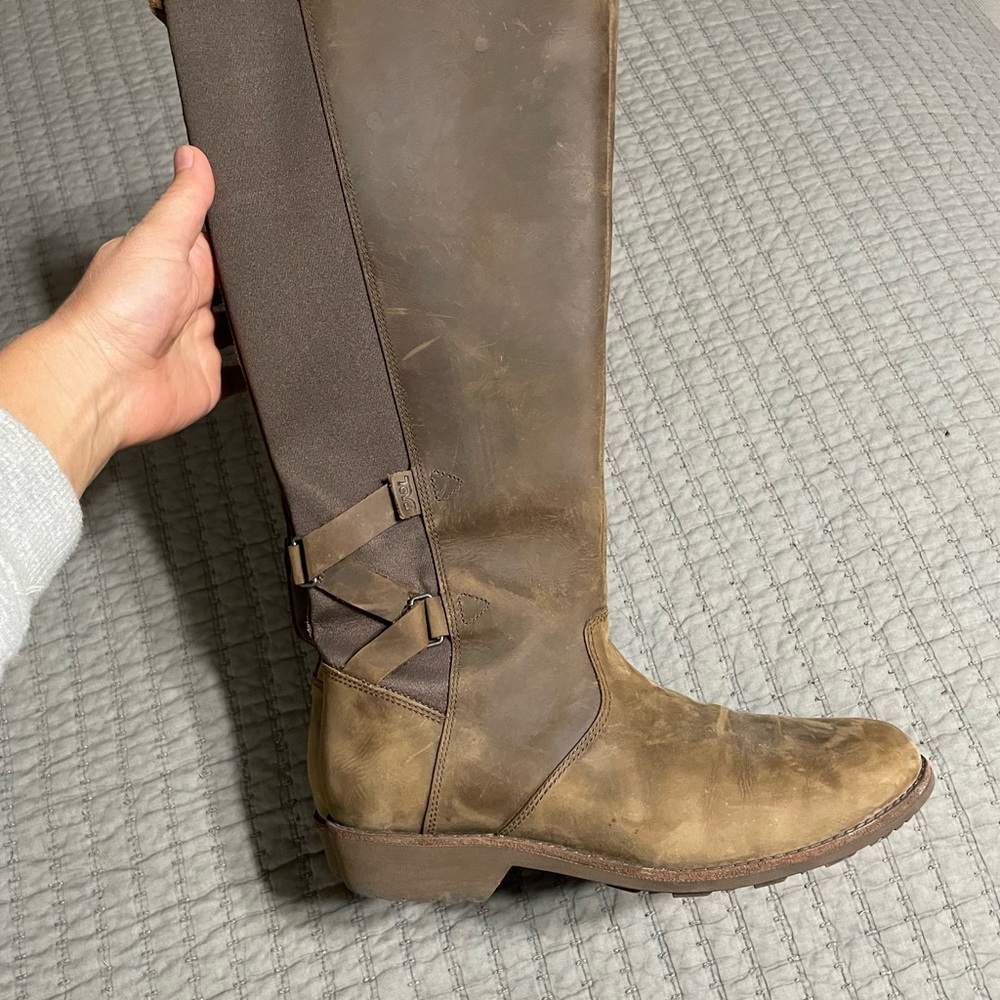 Teva leather riding boots